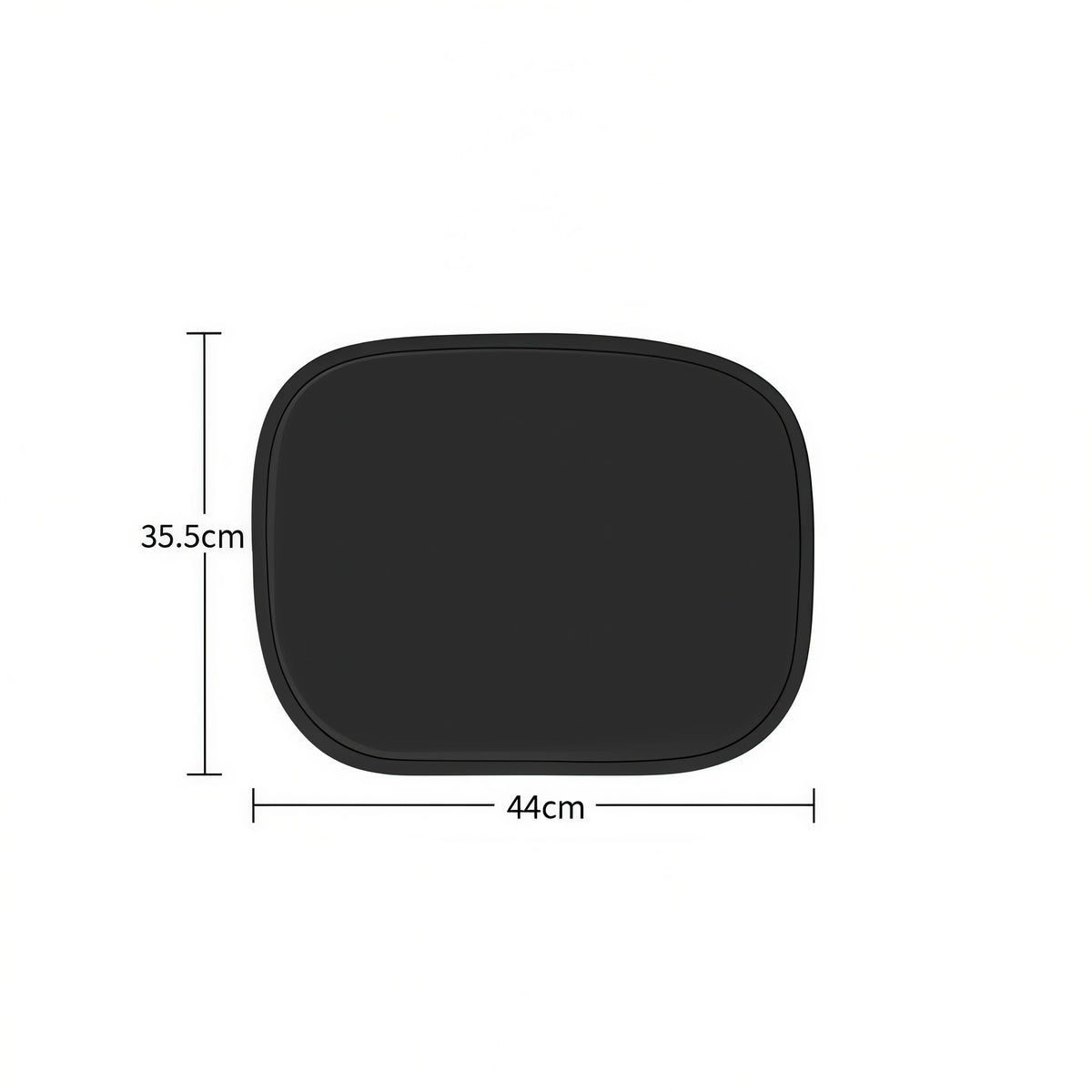 Foldable Car Windshield Sunshade – UV Blocking Front Visor Car Windshield Sunshade Babs 1 Pair Rear