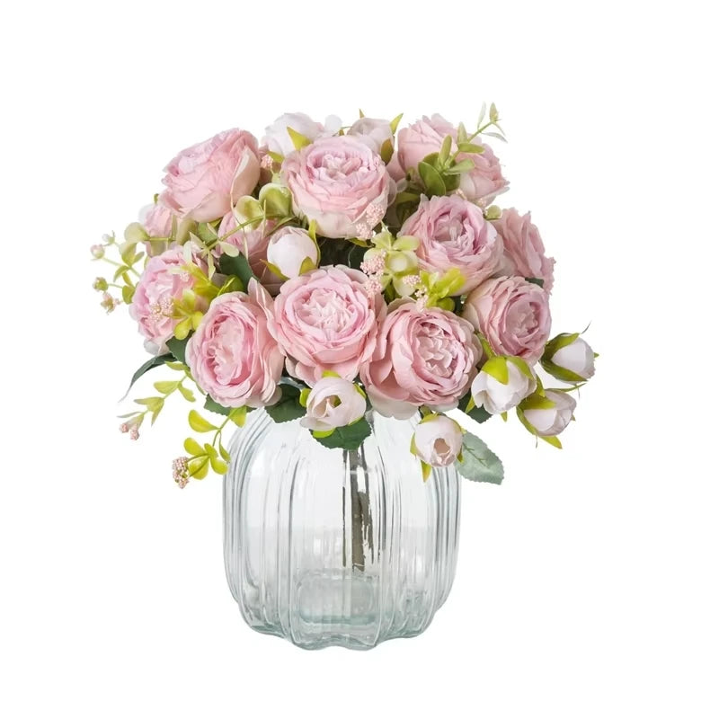 Artificial Silk Peony Bouquet – Wedding, Home Décor & Gifting Artificial Flower Bouquet Babs