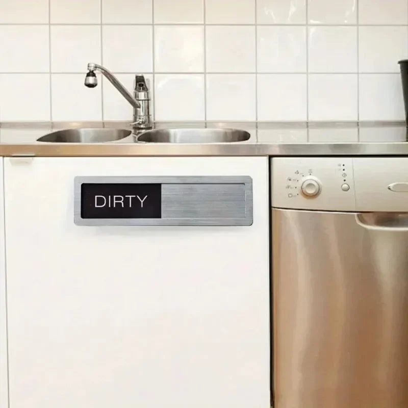 Dishwasher Clean Dirty Magnet Sign | Kitchen Fridge Organizer Fridge Magnet Sign Babs
