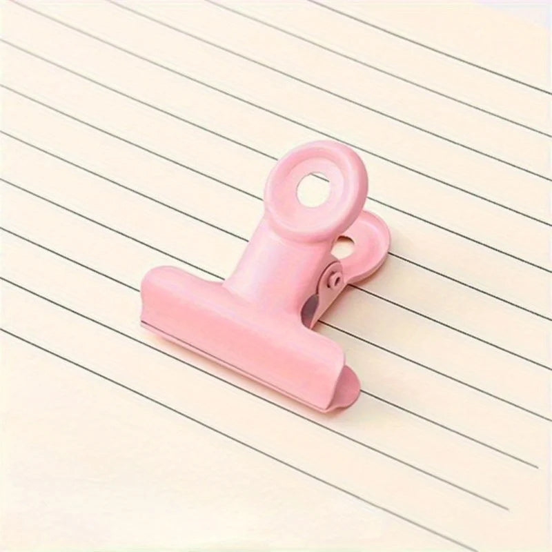 10-Pack Metal Multifunction Clips – Food, File & Photo Clamps Multifunction Bag Clips Babs Pink