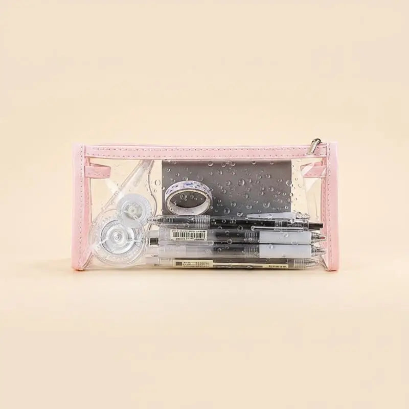 Transparent Pencil Case Large Capacity Kawaii Pen Bag Transparent Pencil Case Babs