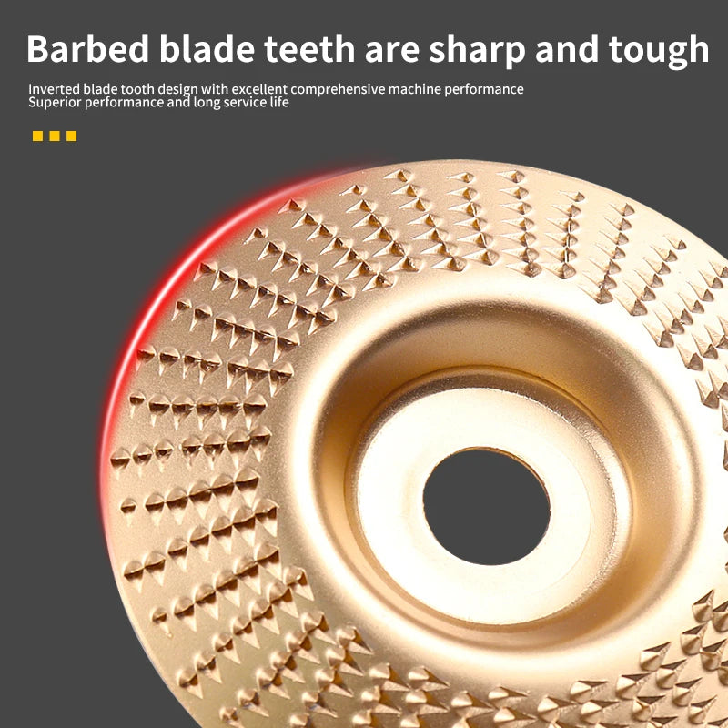 Woodworking Grinding Disc 3-Piece Set – Cut, Carve & Polish Grinding Disc Set Babs