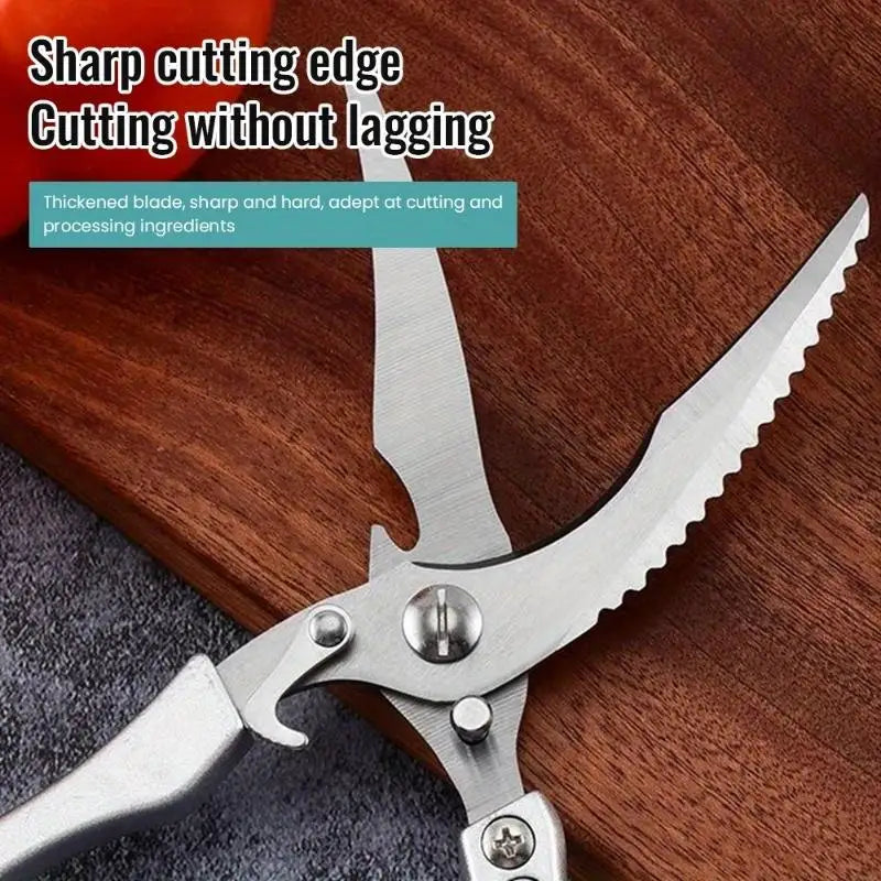 Stainless Steel Kitchen Scissors – Multi-Function BBQ Cutter Kitchen Scissors Babs