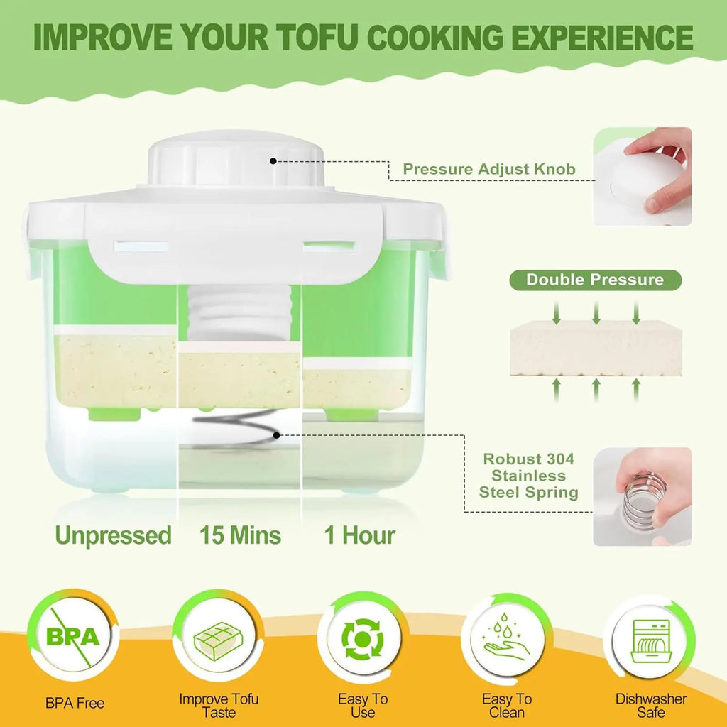 Paneer Press & Tofu Mold – 3-Layer DIY Drainage Set Tofu & Paneer Press Babs