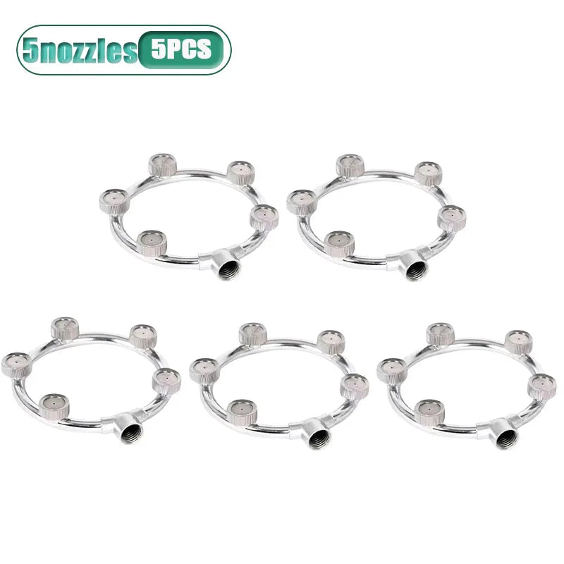 High Pressure Atomizing Nozzle Ultra Fine Spray Tips for Garden Garden Spray Nozzle Babs 5nozzles-5PCS