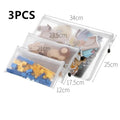 Kids Toy Storage Bags – Transparent Zipper Pouches for Blocks Toy Storage Bag Babs 3PCS