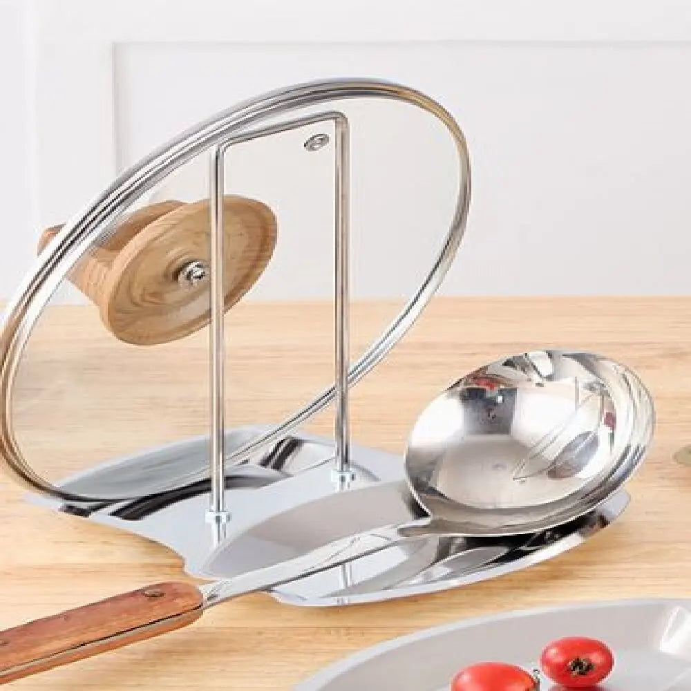 Stainless Steel Pot Lid Holder & Kitchen Storage Rack Organizer Kitchen Storage Rack Babs