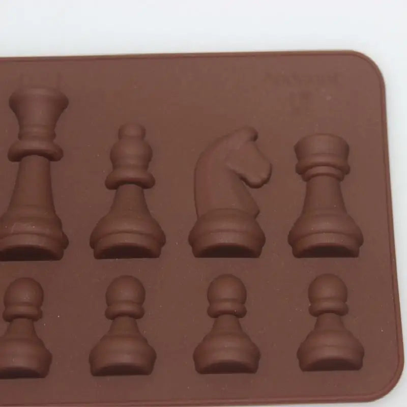 Chess Silicone Chocolate Mold – Ice Cube & Candy Tray Silicone Baking Mold Babs