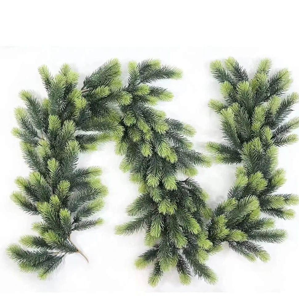 72M Artificial Pine Needle Vine for Christmas & Wedding Decor Artificial Vine Decor Babs