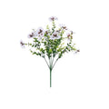 Artificial Silk Pansy Bouquet – Wedding & Home Floral Décor Artificial Flower Bouquet Babs WHITE 1 PC