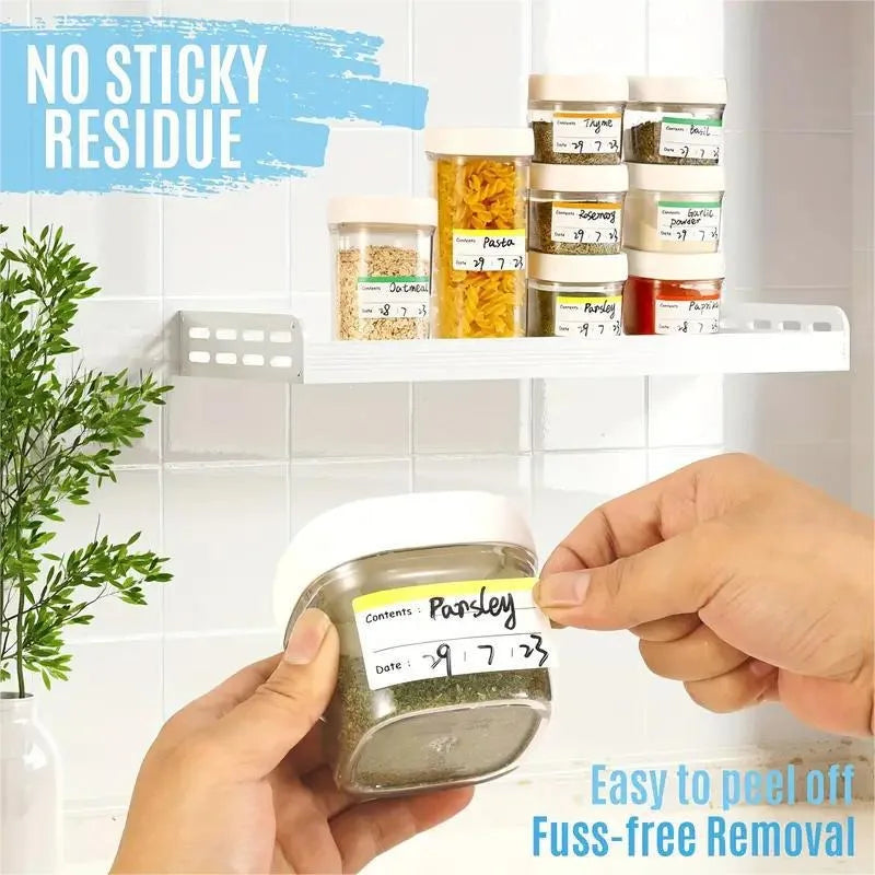 Spice Jar & Kitchen Organizer Label Stickers – Apothecary Kitchen Label Stickers Babs