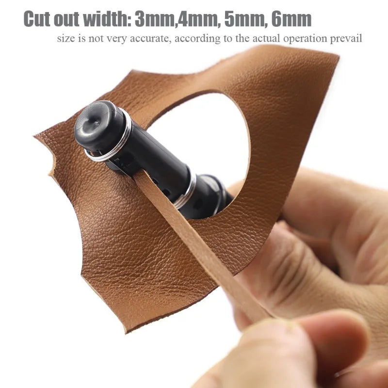 Leather Strip Cutter Tool – Leathercraft Knife with 3 Blades Leather Cutting Tool Babs