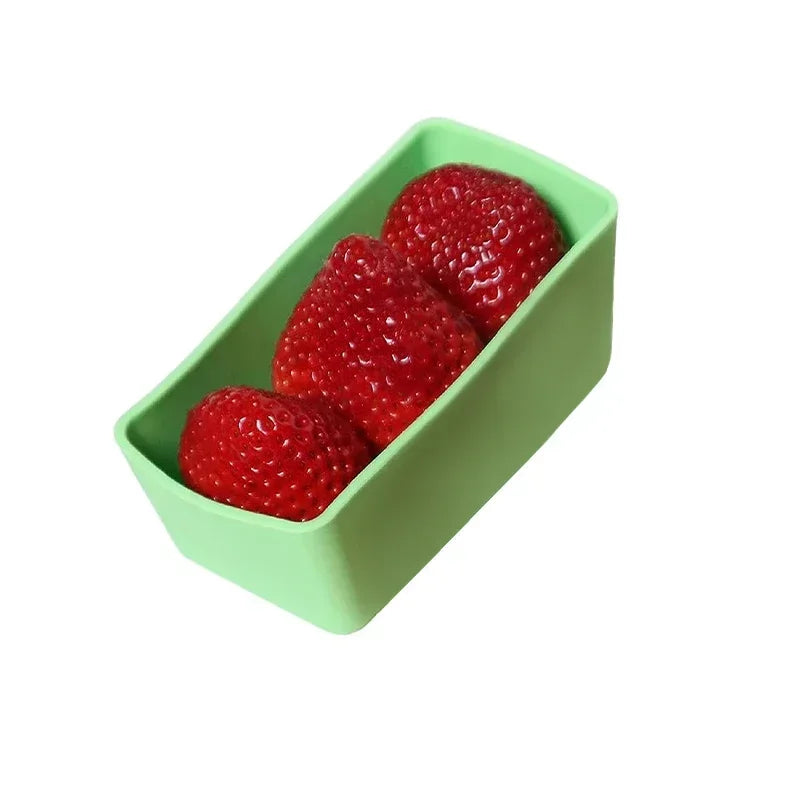 Silicone Bento Box Divider Cups – Reusable Lunch Organizer Bento Box Divider Babs Green-180ML