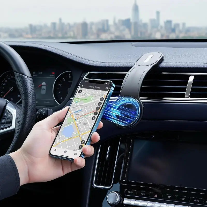 Flexible Magnetic Car Phone Mount – 360° Memory Metal Arm Car Phone Mount Babs
