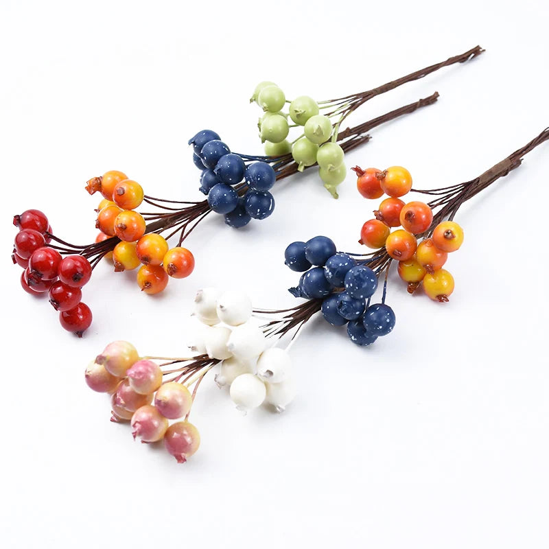 Artificial Pomegranate Flowers 5/10pcs – Wedding & Home Decor Artificial Flowers Babs
