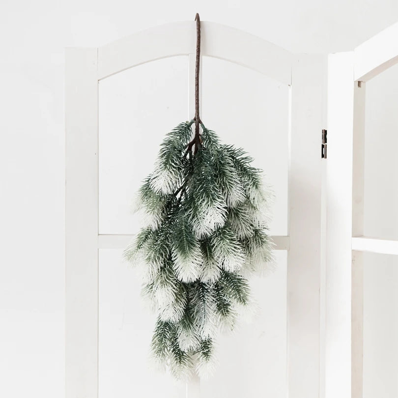 Artificial Pine Needle Christmas Wreath – Door & Home Decor Christmas Wreath Babs