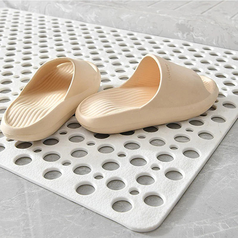 Diatomite Bath Mat – Non-Slip, Drain Holes & Suction Cups Diatomite Bath Mat Babs
