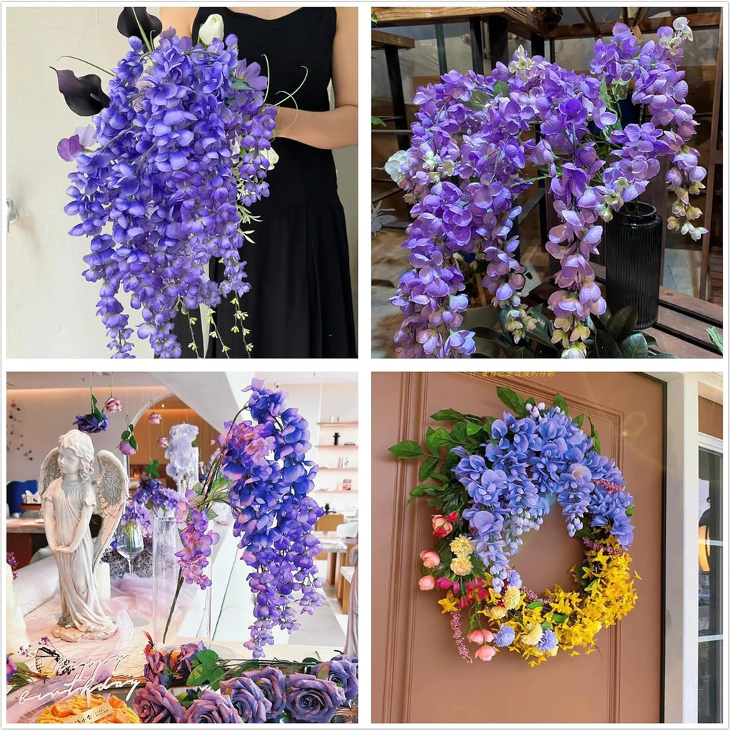 Silk Artificial Orchid Flower String 113cm – Wedding & Home Décor Artificial Flower Garland Babs
