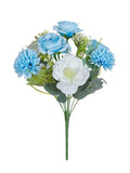 Artificial Silk Rose Stems – Wedding, Party & Home Décor Artificial Flower Stems Babs Blue 2 pcs