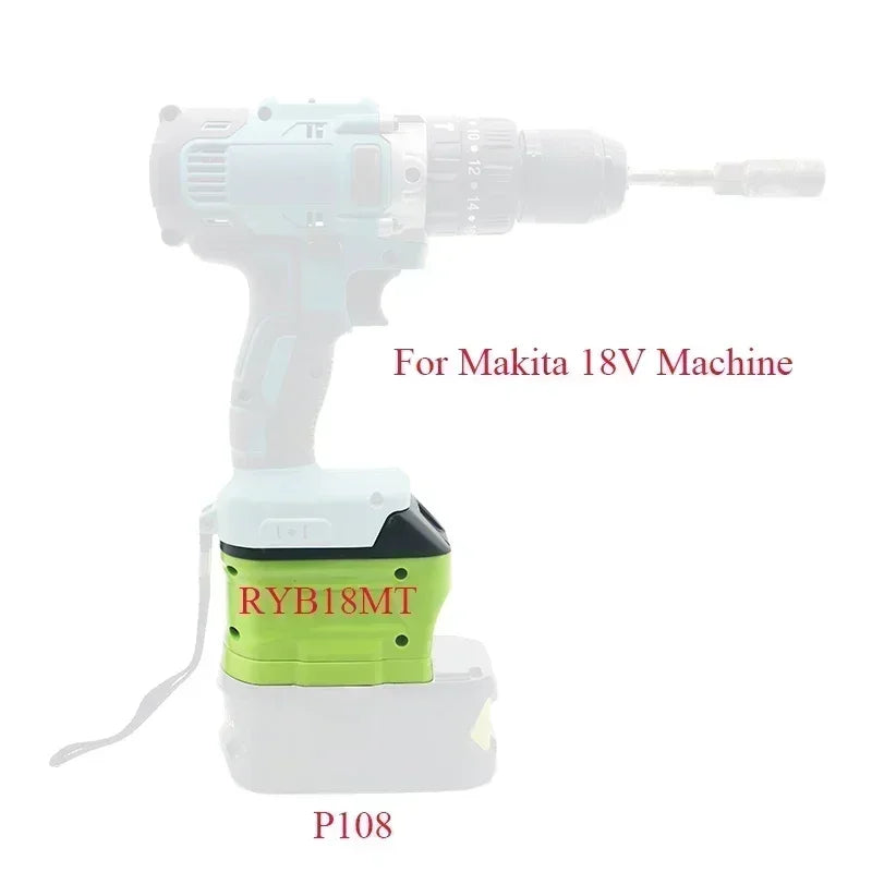 Ryobi P103 P108 Battery Adapter for Makita DeWalt Milwaukee Battery Adapter Babs