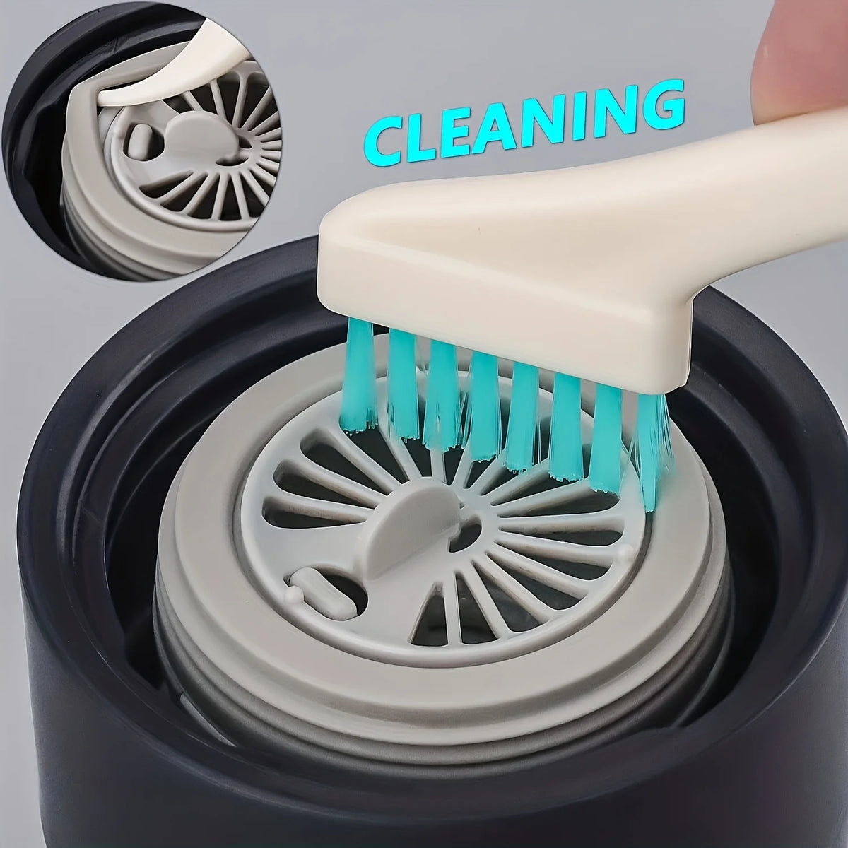 5-Piece Gap Cleaning Brush Set – 2-in-1 Bottle & Lid Brushes Cleaning Brush Set Babs