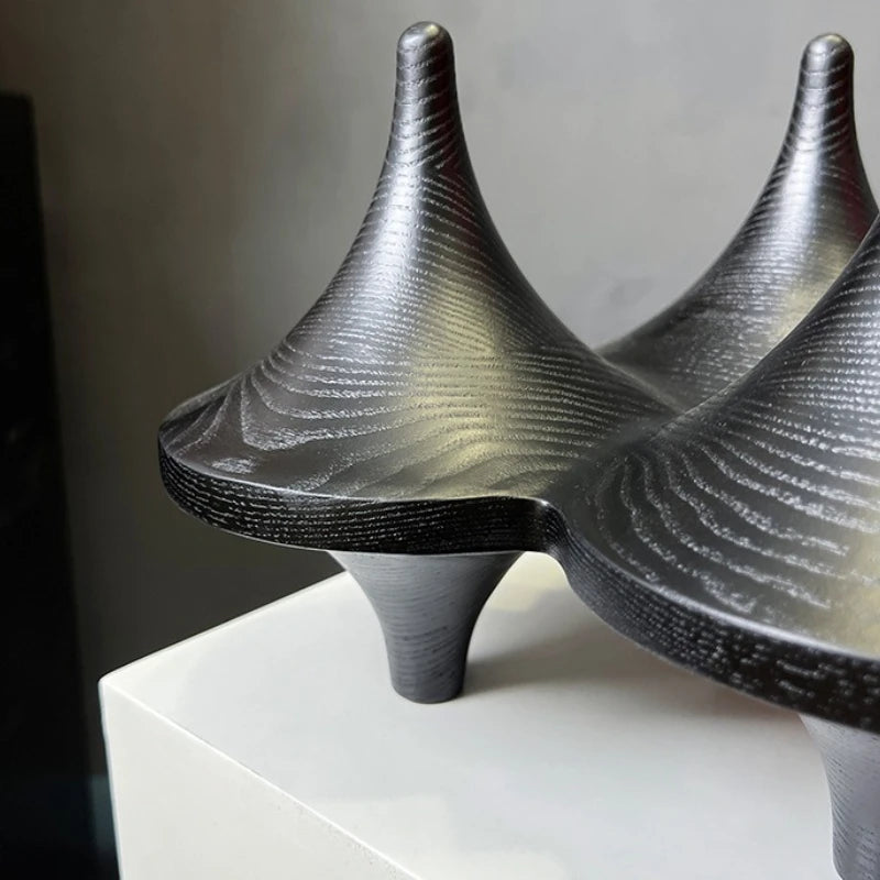 Creative Gyroscope Figurine – Modern Luxury Resin Sculpture Decorative Figurine Babs