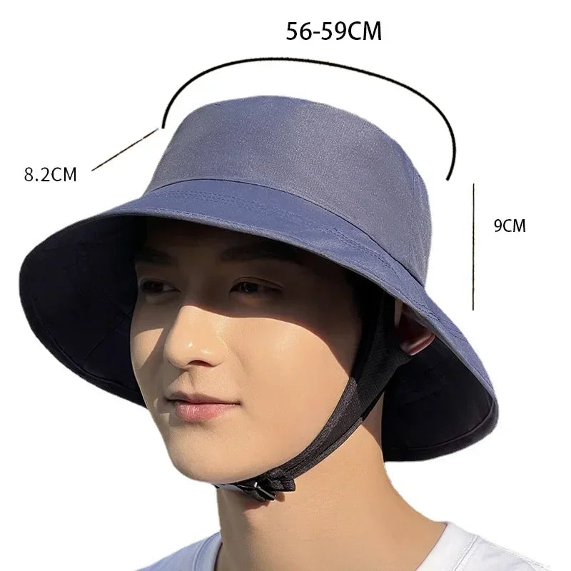 UPF 50+ Mesh Bucket Hat – Breathable Sun Hat Men & Women Bucket Sun Hat Babs