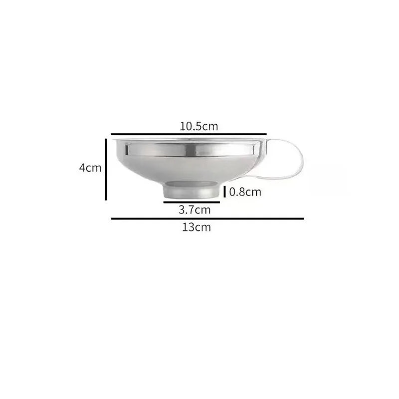 Stainless Steel Wide Mouth High-Flow Funnel | Kitchen Tool Kitchen Funnel Babs Small Size