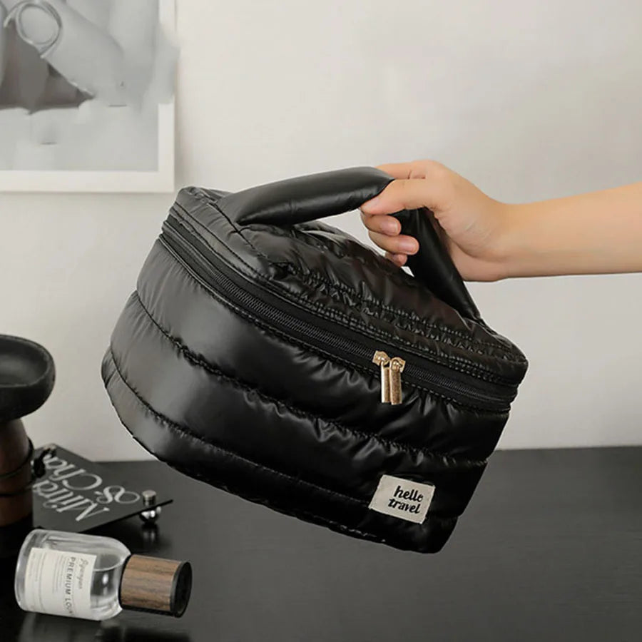 Large Waterproof Makeup Bag – Travel Cosmetic Toiletry Pouch Makeup Cosmetic Bag Babs