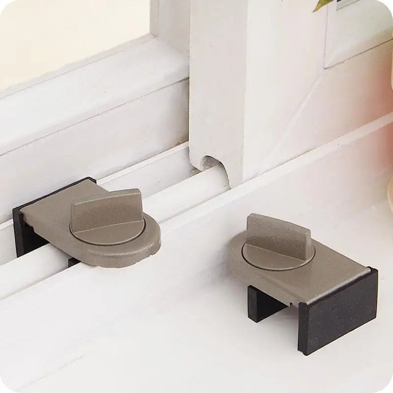 Adjustable Window Security Lock & Door Latch – Zinc Alloy Window Security Lock Babs