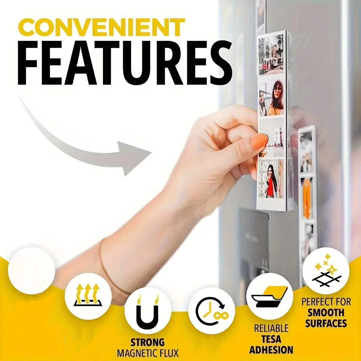 Flexible Self-Adhesive Magnetic Tape Roll – Cut-to-Size DIY Strip Magnetic Tape Roll Babs