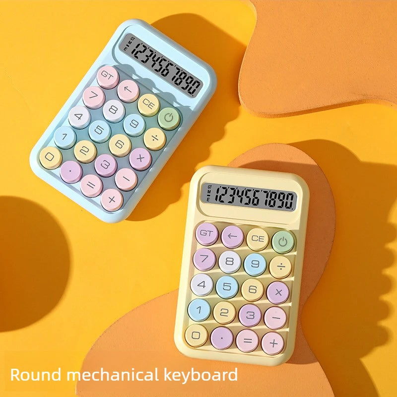 Cute Cartoon Portable Calculator – 10-Digit for Students Portable Calculator Babs