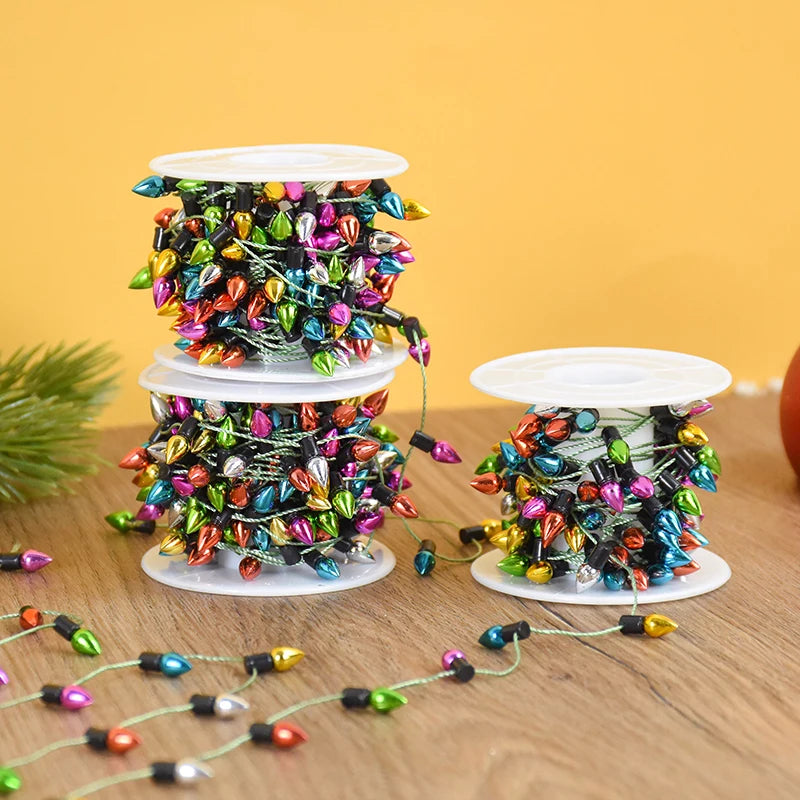 5M Colorful Bulb String Garland – Christmas & Holiday Decor Holiday String Garland Babs