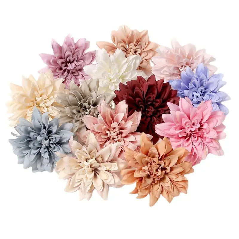 50/100pcs Silk Gerbera Artificial Flowers – Wedding & Party Decor Artificial Silk Flowers Babs