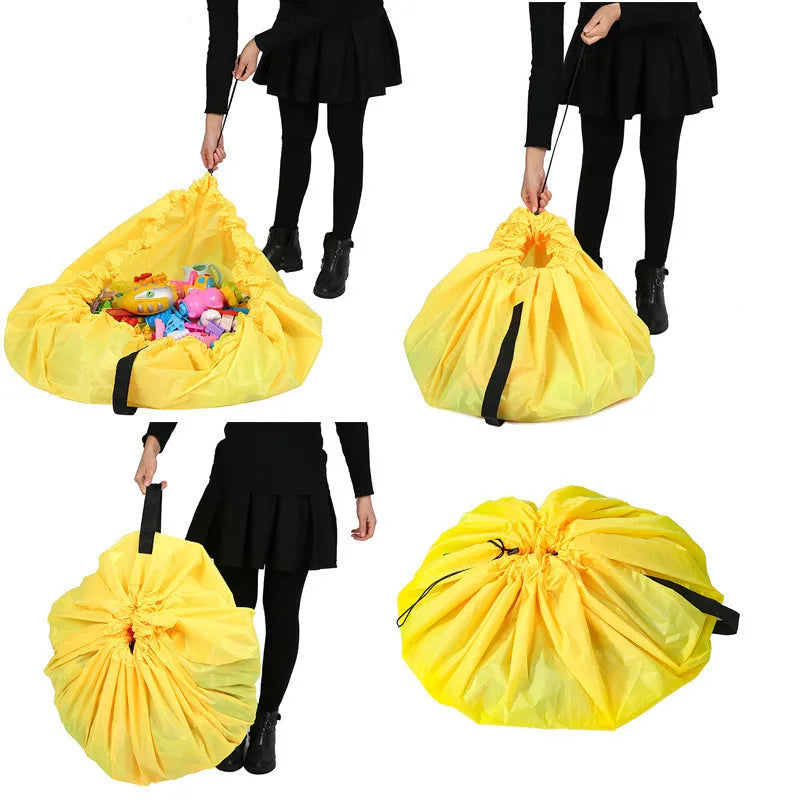 Kids Toy Storage Bag & Play Mat – Foldable, Portable Kids Toy Storage Bag Babs