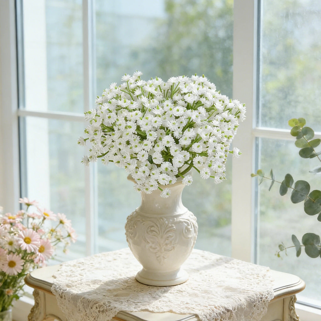 Artificial Baby's Breath Silk Flowers – Wedding & Home Decor Artificial Silk Flowers Babs