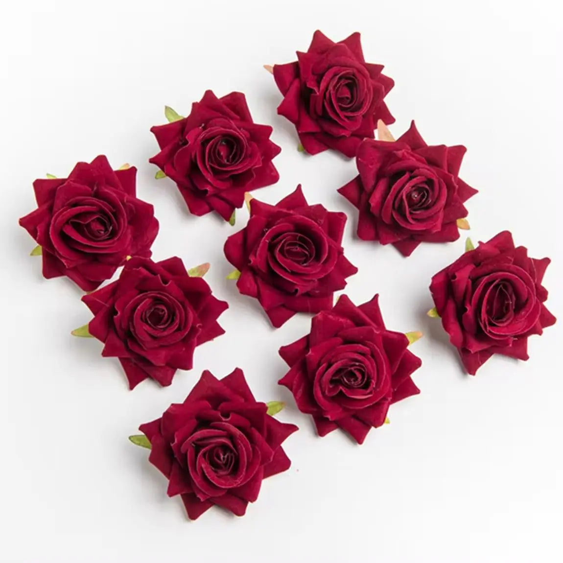 Silk Rose Artificial Flowers Wedding & Home Decor – 5/10 Pcs Artificial Silk Roses Babs