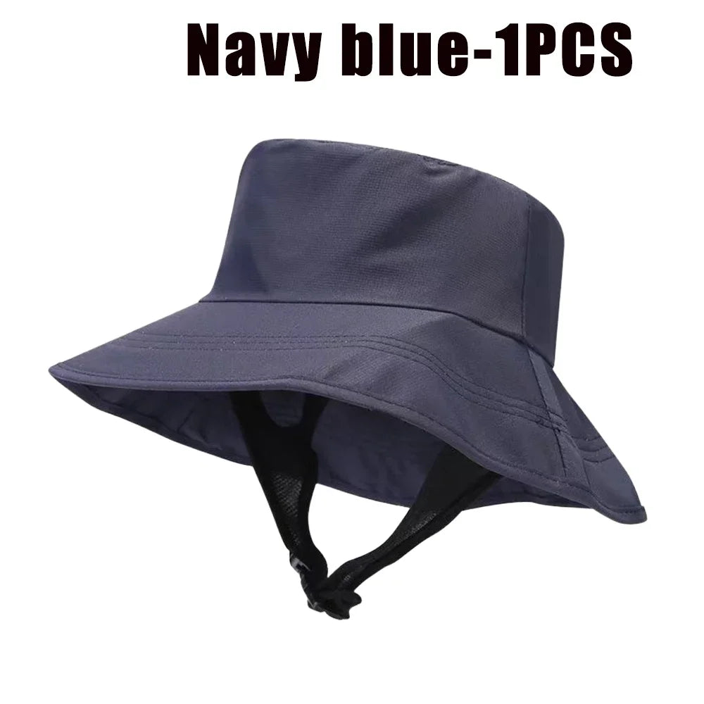 UPF 50+ Mesh Bucket Hat – Breathable Sun Hat Men & Women Bucket Sun Hat Babs Navy blue-1PCS