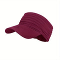 Quick-Dry Open-Top Sun Hat – Unisex Sports Cap Sports Sun Hat Babs Deep wine red