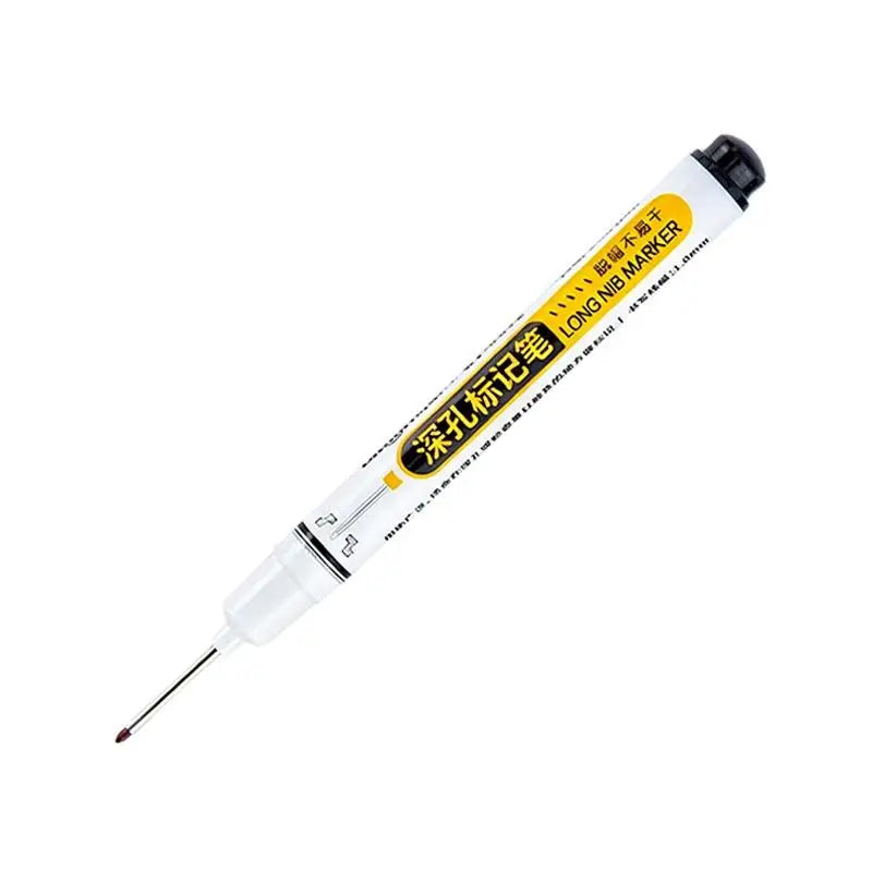 Deep Hole Marker Pen – Waterproof Carpenter Construction Pen Deep Hole Marker Babs black