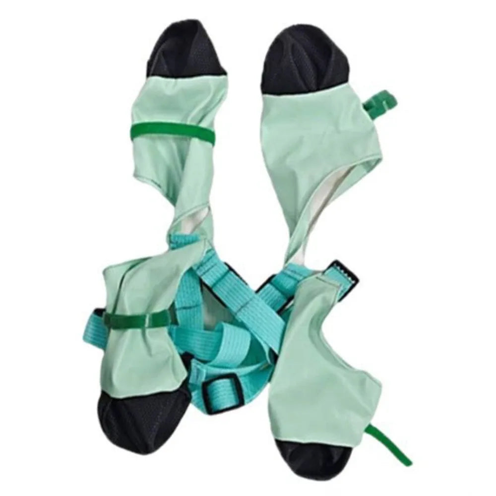 Waterproof Dog Rain Boots – Anti-Slip, Adjustable Paw Protector Dog Rain Boots Babs Green XS