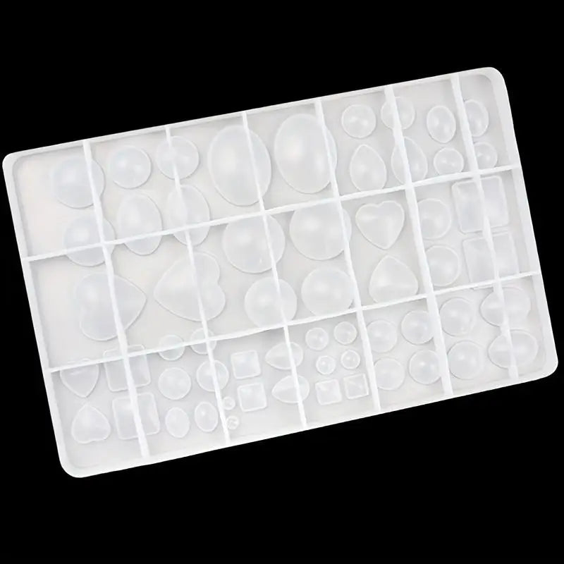 DIY Crystal Mirror Silicone Mold for Earring & Pendant Making Jewelry Craft Mold Babs
