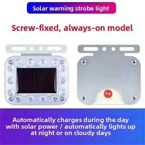 Solar Car Warning Light Flashing Lamp – Strong Magnetic Base Car Warning Light Babs