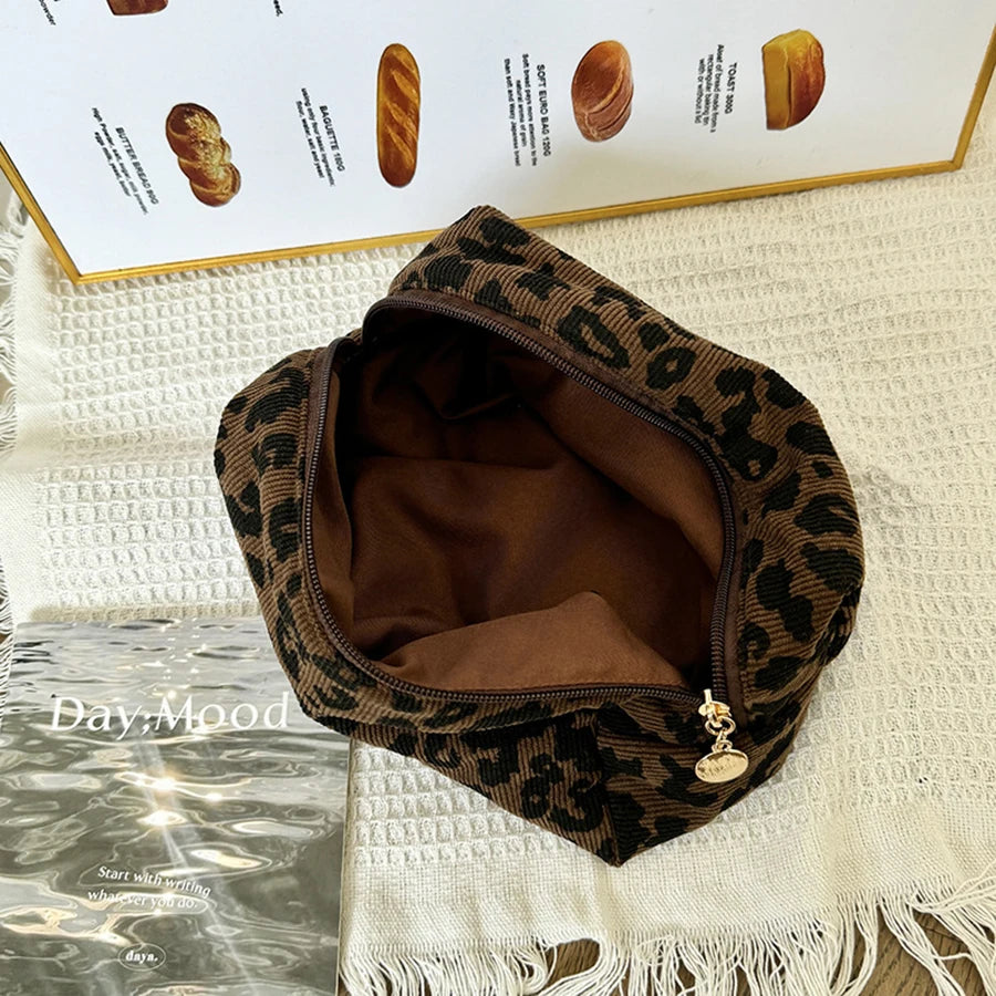 Leopard Print Makeup Bag – Travel Cosmetic Organizer Pouch Cosmetic Travel Bag Babs