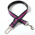 Adjustable Dog Car Seat Belt – Harness & Collar, All Dog Sizes Dog Car Seat Belt Babs Purple