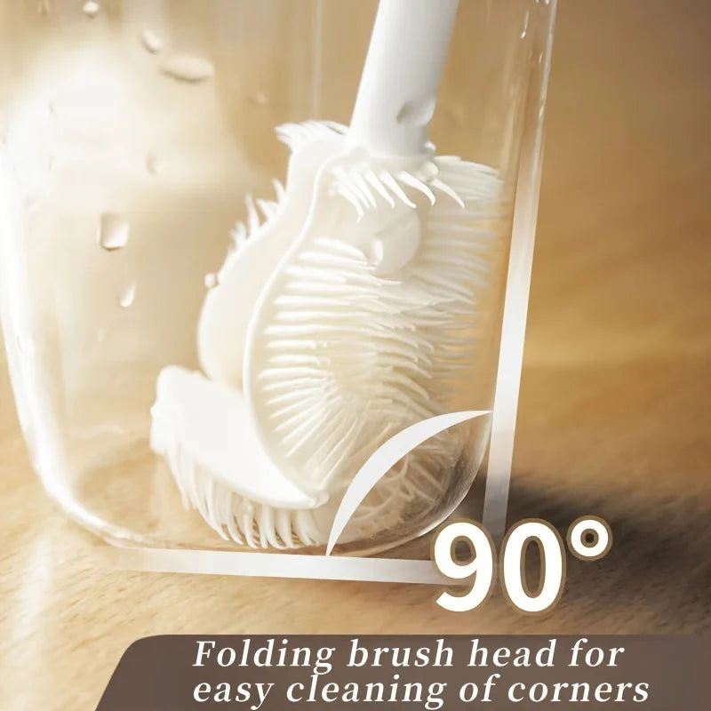 Long Handle Foldable Cup Brush – 360° Kitchen Cleaning Cup Cleaning Brush Babs