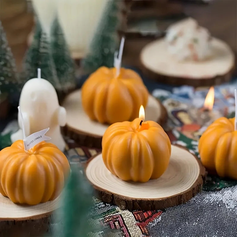 Halloween Pumpkin Silicone Mold for Candles & Soaps Silicone Craft Mold Babs
