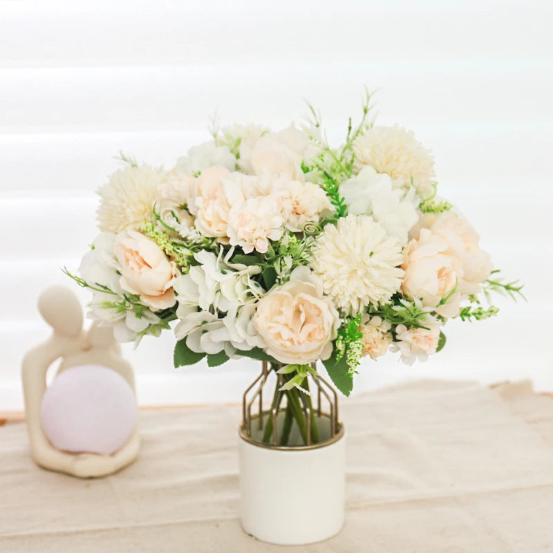 Artificial Silk Peony Flower – Wedding & Home Décor, 30cm Artificial Silk Flower Babs