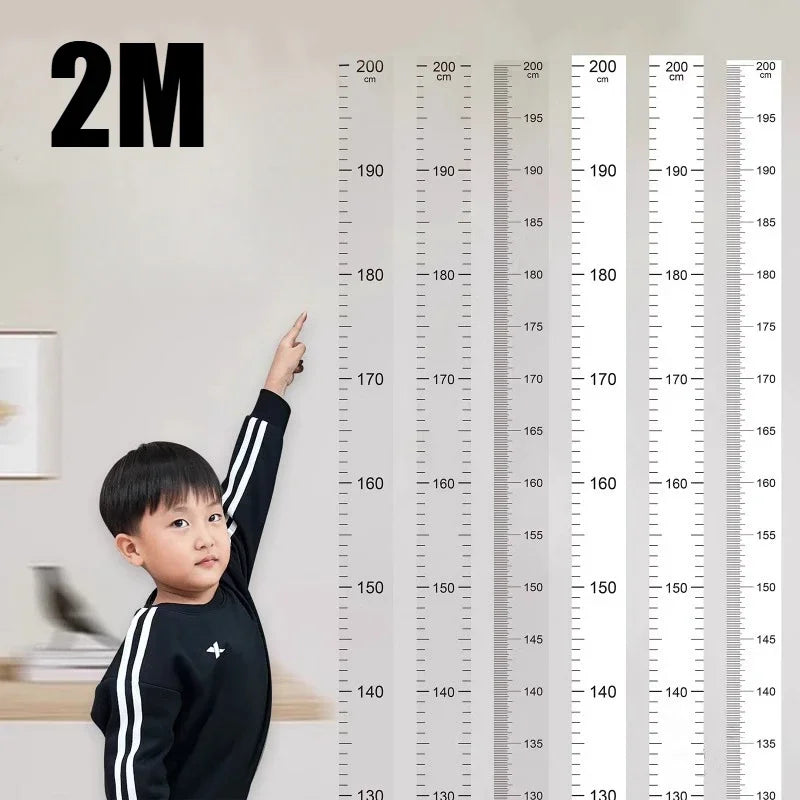 2M Kids Height Chart Wall Sticker – Removable & Waterproof Height Chart Sticker Babs