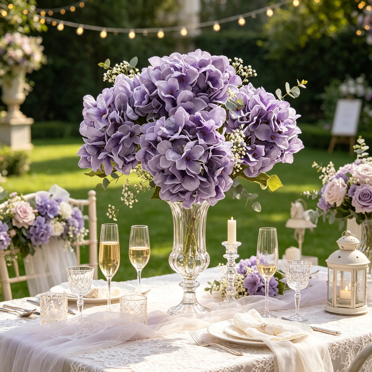 Artificial Silk Hydrangea Flowers for Home & Wedding Decor Artificial Silk Flowers Babs